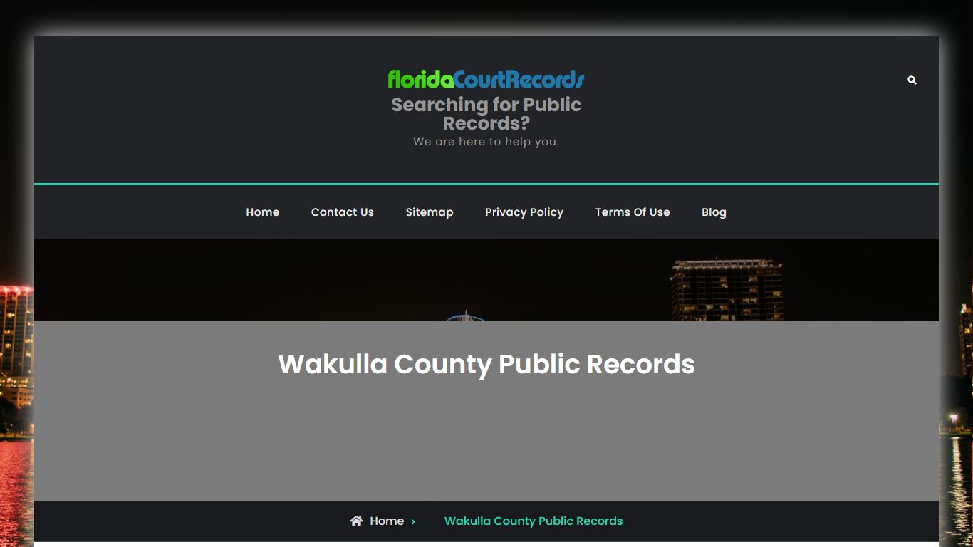 Wakulla County Public Records